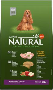 Guabi Natural:> Корм для собак Guabi Natural для взрослых собак средних пород цыплёнок рис сухой 2,5кг .В зоомагазине ЗооОстров товары производителя Guabi Natural. Доставка.
