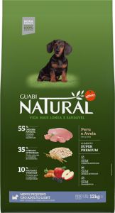 Guabi Natural:> Корм для собак Guabi Natural для взрослых собак мелких пород лайт индейка овес сухой 12кг  .В зоомагазине ЗооОстров товары производителя Guabi Natural. Доставка.