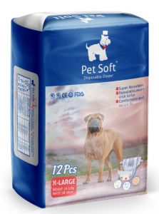 PET SOFT:> Подгузники Pet Soft Diaper XL (вес 18-32кг,талия 38-58см) 3 цвета 12шт .В зоомагазине ЗооОстров товары производителя PET SOFT(Китай). Доставка.