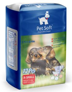 PET SOFT:> Подгузники Pet Soft Diaper XS (вес 2-4кг,талия 22-40см ) 3 цвета 12шт .В зоомагазине ЗооОстров товары производителя PET SOFT(Китай). Доставка.