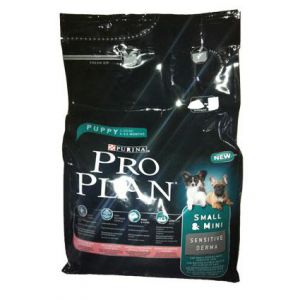 Pro Plan:> Корм для собак Pro Plan Puppy Small Mini Sensitive Derma лосось-рис для щенков мелих пород сухой .В зоомагазине ЗооОстров товары производителя Pro Plan. Доставка.