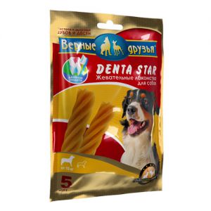 Верные друзья:> Лакомства Верные Друзья Denta Star для чистки зубов для собак от 10кг .В зоомагазине ЗооОстров товары производителя ПРОДКОНТРАКТИНВЕСТ (РОССИЯ). Доставка.