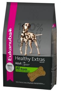 EUKANUBA:> Лакомство Eukanuba Dog Adult Healthy Extras All Breeds для собак всех пород (бисквиты) 0.7кг .В зоомагазине ЗооОстров товары производителя EUKANUBA (ЭУКАНУБА) Голландия. Доставка.