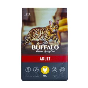 Корм для кошек Mr.Buffalo Adult для кошек курица  ― ЗооОстров (Zoo-Ostrov.ru)