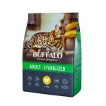Корм для кошек Mr.Buffalo Sterilized курица для стерилизованных кошек и кастрированных котов 