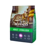 Корм для кошек Mr.Buffalo Sterilized индейка для стерилизованных кошек и кастрированных котов 