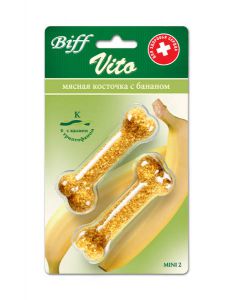 Biff:> Лакомство Biff косточка Vito с бананом мини 2-Б2 .В зоомагазине ЗооОстров товары производителя Альпинтех (Россия). Доставка.