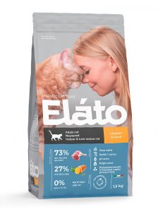 Elato:> Корм для кошек Elato Holistic для кастрированных, стерилизованных и малоактивных,  .В зоомагазине ЗооОстров товары производителя Elato (Италия). Доставка.