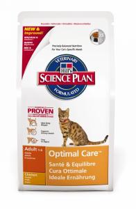 HILL`S:> Корм для кошек Hill`s Adult Optimal Care Chicken с курицей для взрослых кошек сухой 10кг 4296 .В зоомагазине ЗооОстров товары производителя HILL`S (ХИЛЛс) Голландия,США. Доставка.