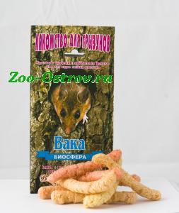 ВАКА:> Лакомство для грызунов Вака хрустящие трубочки с фруктами .В зоомагазине ЗооОстров товары производителя БИОСФЕРА (ВАКА) Россия. Доставка.