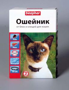BEAPHAR:> Ошейник Beaphar для кошек .В зоомагазине ЗооОстров товары производителя BEAPHAR (БЕАФАР) Голландия. Доставка.