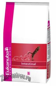 EUKANUBA:> Лечебный корм для кошек Eukanuba Intestinal для кошек с заболеваниями ЖКТ сухой 1.5кг .В зоомагазине ЗооОстров товары производителя EUKANUBA (ЭУКАНУБА) Голландия. Доставка.