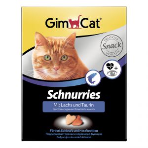 Gimpet:> Витамины Gimpet Schnurries mit taurin und lachs сердечки с лососем, таурином и ТГОС для кошек 650т .В зоомагазине ЗооОстров товары производителя GIMBORN (ГИМБОРН) Германия. Доставка.