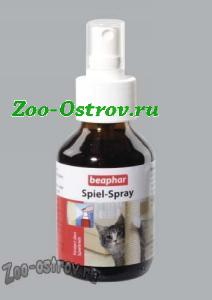 BEAPHAR:> Спрей Beaphar Play-Spray для привлечения кошек к месту игр 100мл .В зоомагазине ЗооОстров товары производителя BEAPHAR (БЕАФАР) Голландия. Доставка.