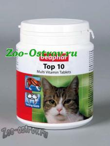 BEAPHAR:> Пищевая добавка Beaphar Top 10 For Cats для кошек с таурином 180 тб .В зоомагазине ЗооОстров товары производителя BEAPHAR (БЕАФАР) Голландия. Доставка.
