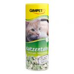 Витамины Gimpet Katzentabs mit algobiotin с водорослями, биотином и ТГОС зеленые для кошек 710т