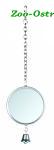 Зеркало Trixie на цепочке с колокольчиком цвет серебро d5см 5221