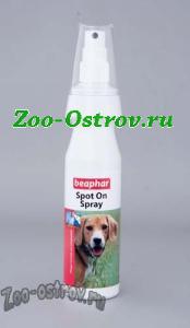 BEAPHAR:> Спрей от клещей и блох Beaphar Bio Spot On Spray для собак 150мл .В зоомагазине ЗооОстров товары производителя BEAPHAR (БЕАФАР) Голландия. Доставка.
