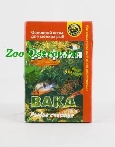 Вака:> Корм для рыб Вака Дафния, основной 50мл .В зоомагазине ЗооОстров товары производителя БИОСФЕРА (ВАКА) Россия. Доставка.