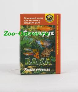 Вака:> Корм для рыб Вака Гаммарус, основной  50мл .В зоомагазине ЗооОстров товары производителя БИОСФЕРА (ВАКА) Россия. Доставка.