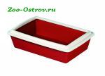 Туалет Stefanplast №2 с рамкой для кошек  50x35x12см 