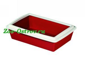 STEFANPLAST:> Туалет Stefanplast №2 с рамкой для кошек  50x35x12см .В зоомагазине ЗооОстров товары производителя STEFANPLAST (СТЕФАНПЛАСТ) Италия. Доставка.