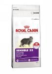 Корм для кошек Royal Canin Sensible 33 для взрослых кошек с чувствительным желудком сухой 400гр