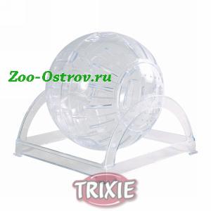 TRIXIE:> Колесо для грызунов Trixie на подставке d18см прозрачное 60791 .В зоомагазине ЗооОстров товары производителя TRIXIE (ТРИКСИ) Германия. Доставка.