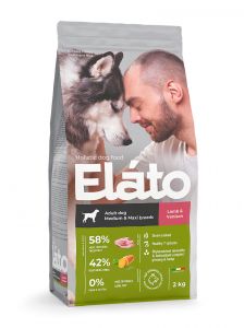 Elato:> Корм для собак Elato Holistic для взрослых собак средних и крупных пород с ягненком и олениной,  .В зоомагазине ЗооОстров товары производителя Elato (Италия). Доставка.