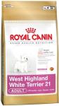 Корм для собак Royal Canin West Highland White Terrier 21  для взрослых собак сухой 0,5кг