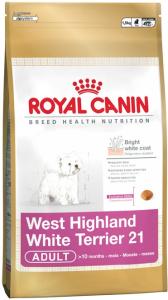 ROYAL CANIN:> Корм для собак Royal Canin West Highland White Terrier 21  для взрослых собак сухой 0,5кг .В зоомагазине ЗооОстров товары производителя ROYAL CANIN (РОЯЛ КАНИН) ЕС,Россия. Доставка.