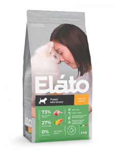 Elato:> Корм для собак Elato Holistic для щенков мелких пород с курицей и уткой,  .В зоомагазине ЗооОстров товары производителя Elato (Италия). Доставка.