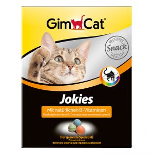 Gimcat:> Витамины Gimcat Jokies цветные шарики с комплексом витаминов группы В для кошек 400т .В зоомагазине ЗооОстров товары производителя GIMBORN (ГИМБОРН) Германия. Доставка.