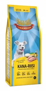 Hau Hau:> Корм для собак Hau-Hau Champion Chicken- Rice Adult Dog курица-рис для всех пород сухой .В зоомагазине ЗооОстров товары производителя Hau Hau (Хау-Хау) Финляндия. Доставка.