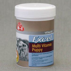 8in1:> 108634 8in1 Excel puppy multivitamin 100табл. мультивитаминная добавка д/щенков. .В зоомагазине ЗооОстров товары производителя 8in1(8в1) Германия. Доставка.