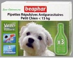 Капли от блох и клещей Beaphar BIO Small Dogs для собак мелких (<15кг) пород, 3 пипетки