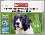 Капли от блох и клещей Beaphar BIO Large Dogs для собак крупных пород (>30кг), 6 ппт