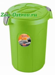 STEFANPLAST:> Контейнер для сухого корма  Jerry 23литра 37x32x46см зелёный .В зоомагазине ЗооОстров товары производителя STEFANPLAST (СТЕФАНПЛАСТ) Италия. Доставка.