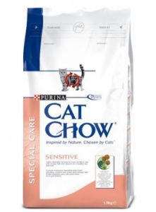 Cat Chow:> Корм для кошек Special Care Sensitive с чувствительным пищеварением и кожей сухой 0,4кг .В зоомагазине ЗооОстров товары производителя Cat Chow. Доставка.