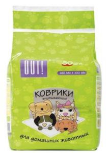 ПОЛТЕКС:> Подстилки-пелёнки OUT для животных 48*35см 10шт .В зоомагазине ЗооОстров товары производителя ПОЛТЕКС (Россия). Доставка.