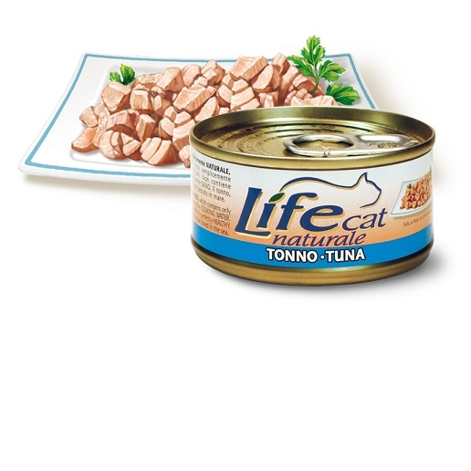 LifeCat:> Корм для кошек LifeCat tuna тунец консервы 70г .В зоомагазине  ЗооОстров товары производителя Life Petcare (