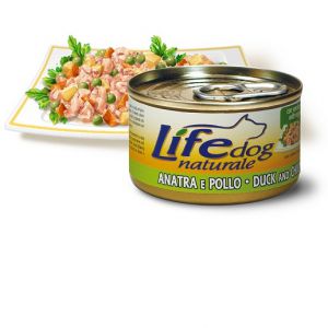 LifeDog:> Корм для собак LifeDog duck and chicken with vegetables утка с курицей и овощами в соусе для взрослых консервы 90г .В зоомагазине ЗооОстров товары производителя Life Petcare (Италия). Доставка.