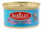 Корм для кошек Berkley  №1 тунец с кальмаром консервы 85г