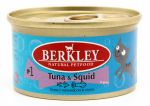 Корм для кошек Berkley  №1 тунец с кальмаром консервы 85г
