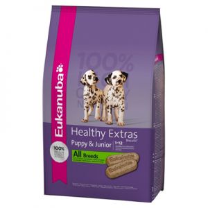 EUKANUBA:> Лакомство Eukanuba Dog Puppy Healthy Extras для щенков (бисквиты) 0.7кг .В зоомагазине ЗооОстров товары производителя EUKANUBA (ЭУКАНУБА) Голландия. Доставка.