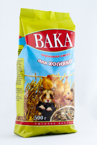 ВАКА:> Корм Вака ВК для хомяков 500г .В зоомагазине ЗооОстров товары производителя БИОСФЕРА (ВАКА) Россия. Доставка.
