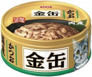 AIXIA:> Корм для кошек Aixia  Kin-Can полосатый тунец консервы 70г  .В зоомагазине ЗооОстров товары производителя AIXIA (Япония). Доставка.