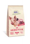 Корм для кошек LifeCat Adult Sensitive Pork со свежей постной свиной вырезкой, профилактика ЖКТ 0,4кг