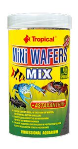TROPICAL:> Корм для рыб Tropical MiNi Wafers Mix корм для рыб и других придонных животных чипсы 90г .В зоомагазине ЗооОстров товары производителя TROPICAL. Доставка.