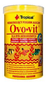 TROPICAL:> Корм для рыб Tropical Ovo-vit укрепляющий яичный корм для аквариумных рыб хлопья 50г .В зоомагазине ЗооОстров товары производителя TROPICAL. Доставка.